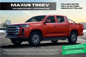 MaxusT90 leasingkampanje Bilsalg Kokstad